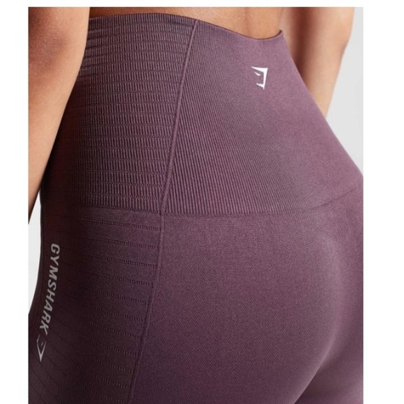 Gymshark Taupe/Purple Energy Seamless High Waisted Activewear leggings small​​​ - Picture 11 of 13